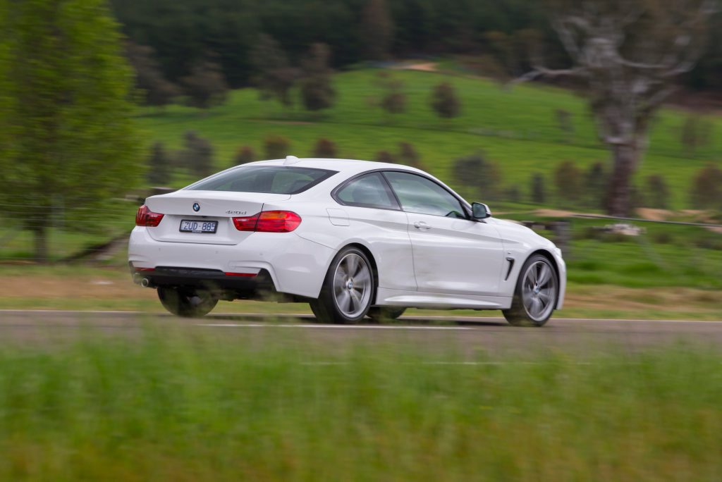 The BMW 430d. The BMW 430d.